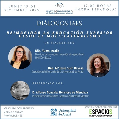 Webinar Diálogos IAES: Reimaginar la educación superior desde el multilateralismo