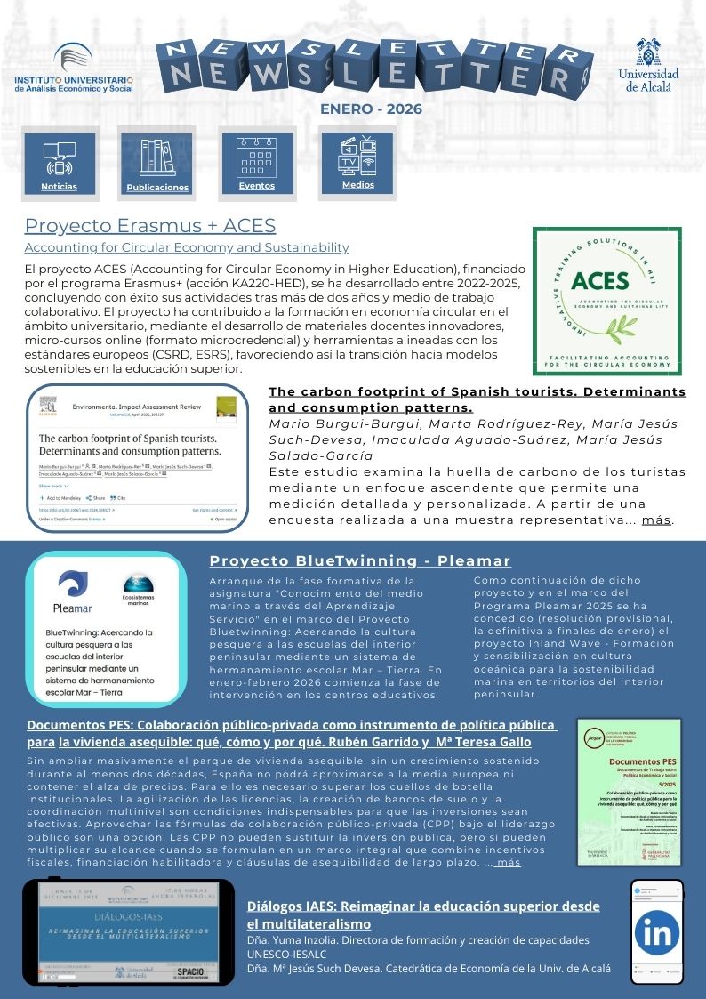Nueva Newsletter IAES